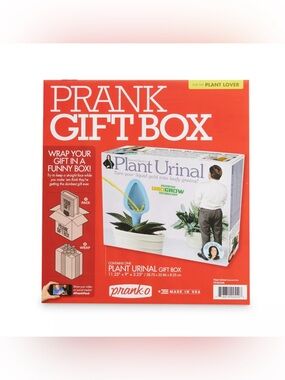 Prank-O Plant Urinal gag gift box